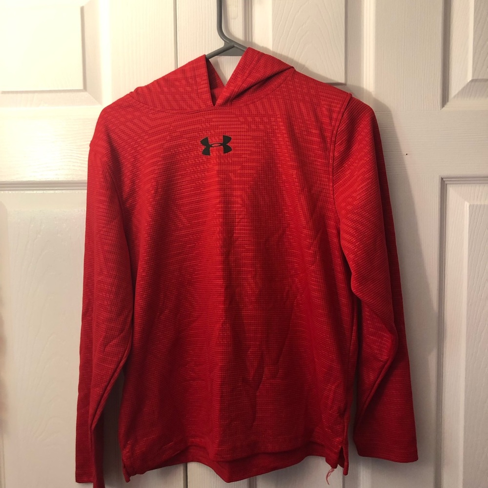 red under armour hoodie